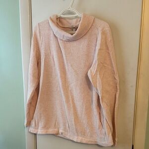 J. Crew Soft Blush Cowl Neck Sweatshirt
